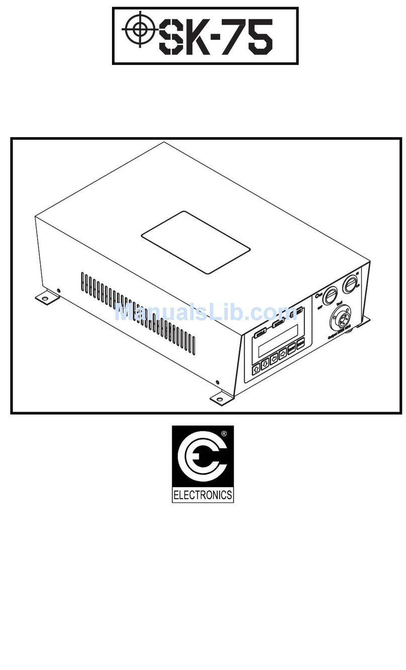CE Electronics SK-75 instruction manual