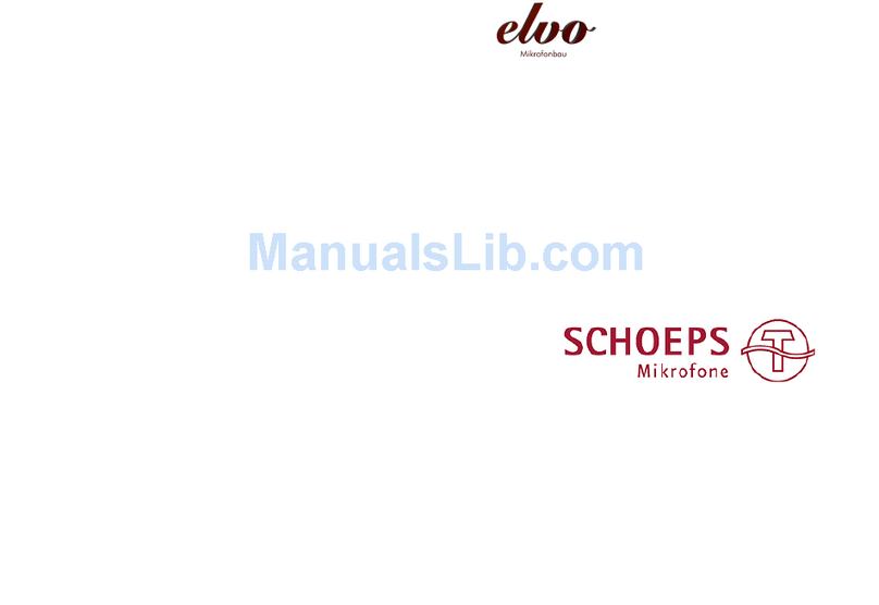 Schoeps M 222 User manual