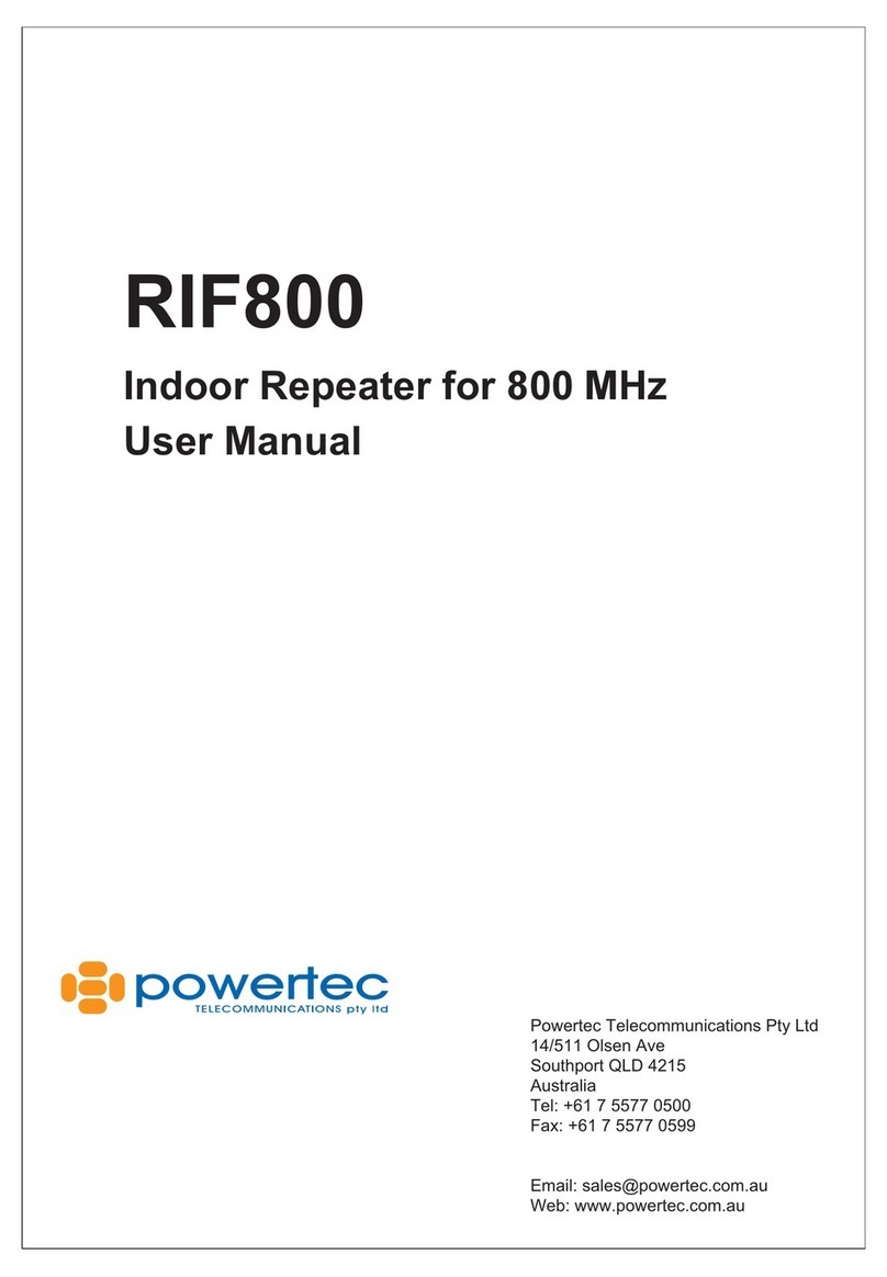 Power Tec RIF800 user manual