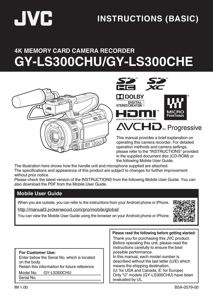 JVC GY-LS300CHU User manual