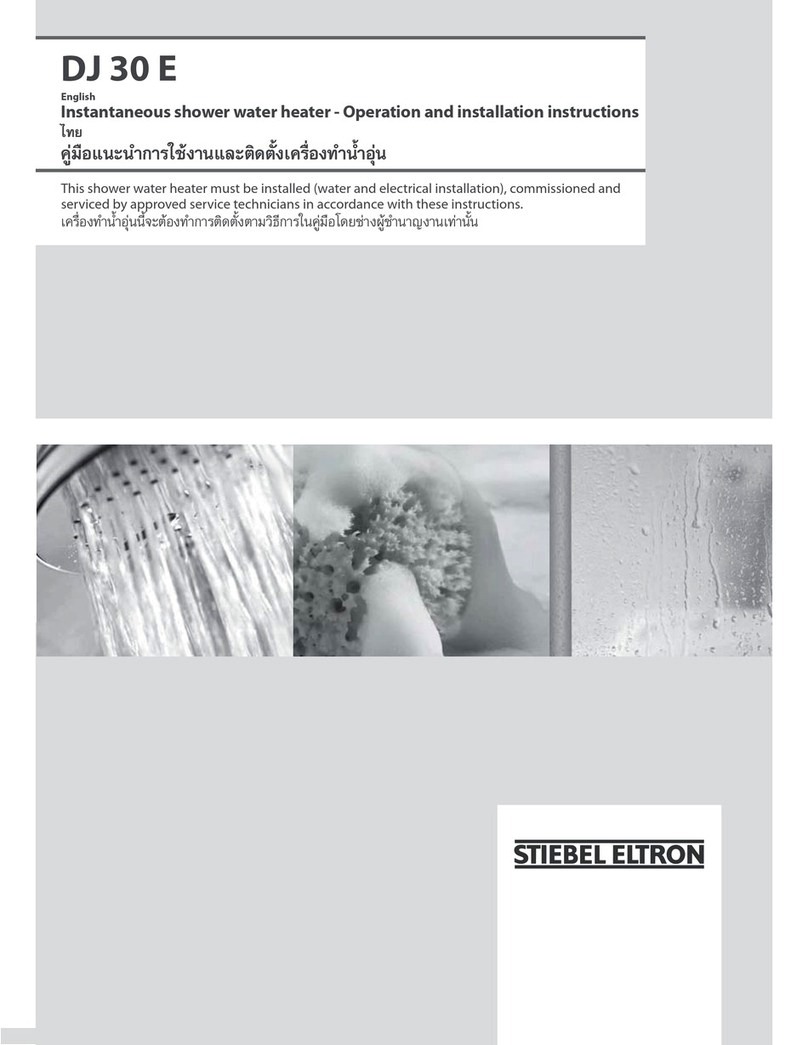 STIEBEL ELTRON DJ 30 E User manual