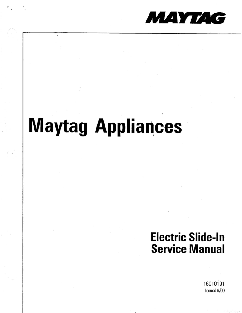 Maytag CDE852 Service manual