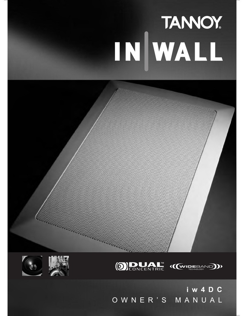 Tannoy iw4DC User manual