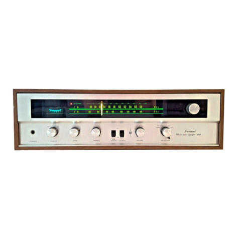 Sansui 210 Troubleshooting guide Sansui 210 Troubleshooting guide