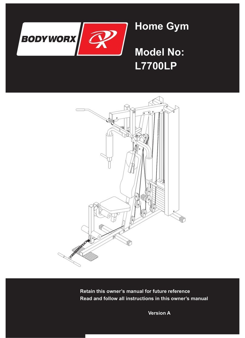 Bodyworx L7700LP User manual Bodyworx L7700LP User manual