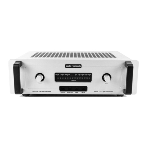 Audio Research LS17 User manual