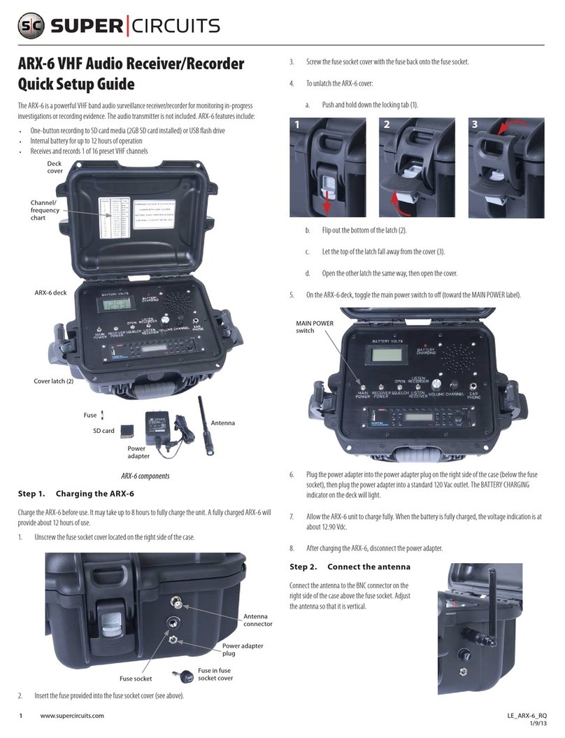 Super Circuits ARX-6 VHF Quick setup guide