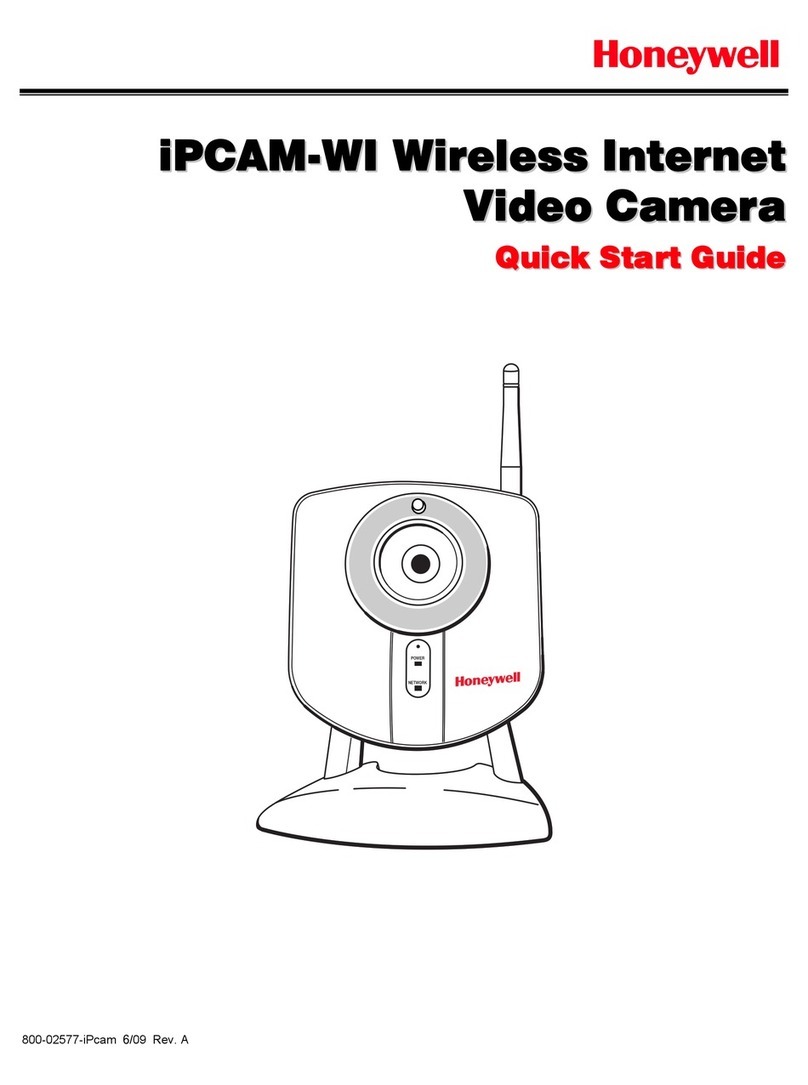 Honeywell iPCAM-WI Camera User manual