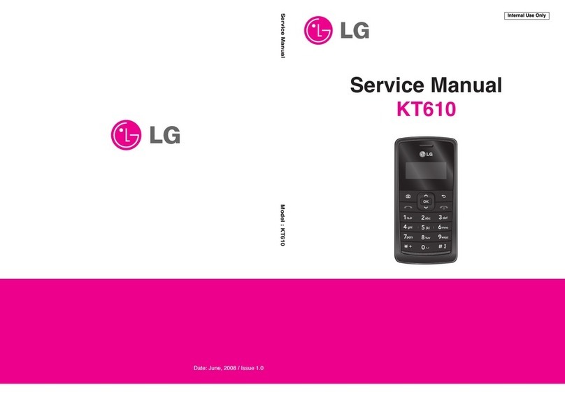 LG KT610 Service manual