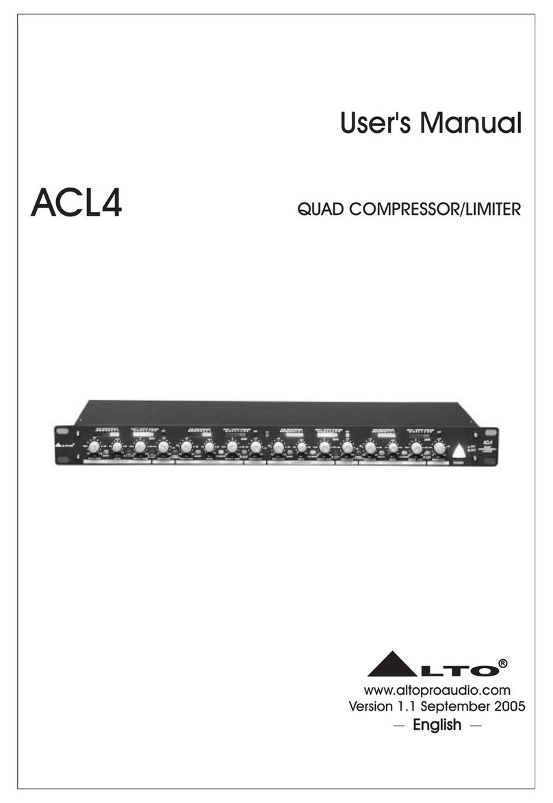 Alto ACL4 User manual