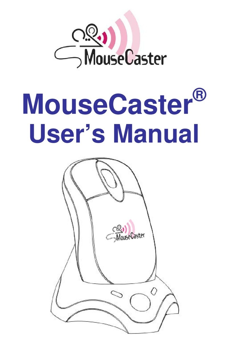 MouseCaster Mouse user manual