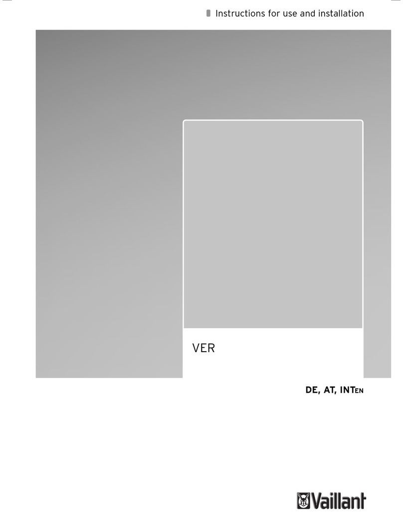 Vaillant VER 240/4 operating manual