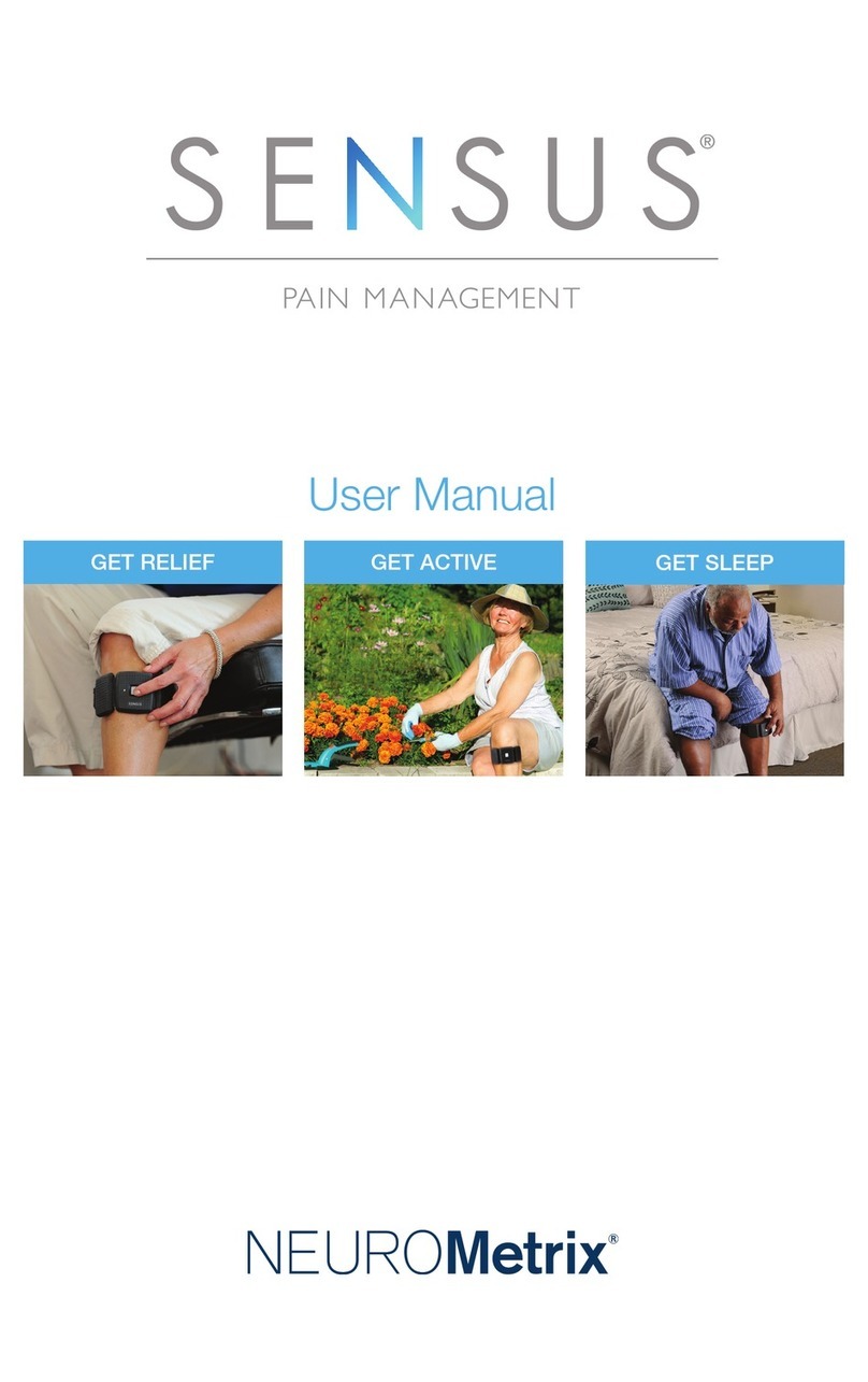 NeuroMetrix Sensus User manual NeuroMetrix Sensus User manual