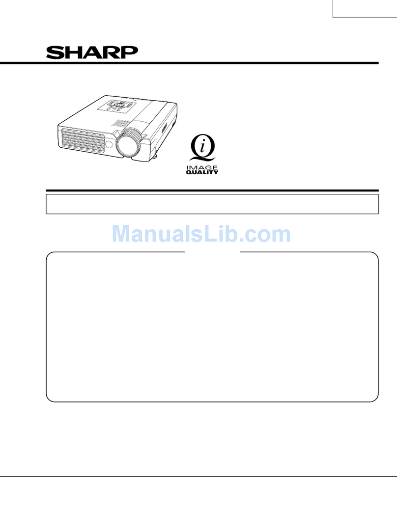 Sharp Notevision XG-NV7XU User manual