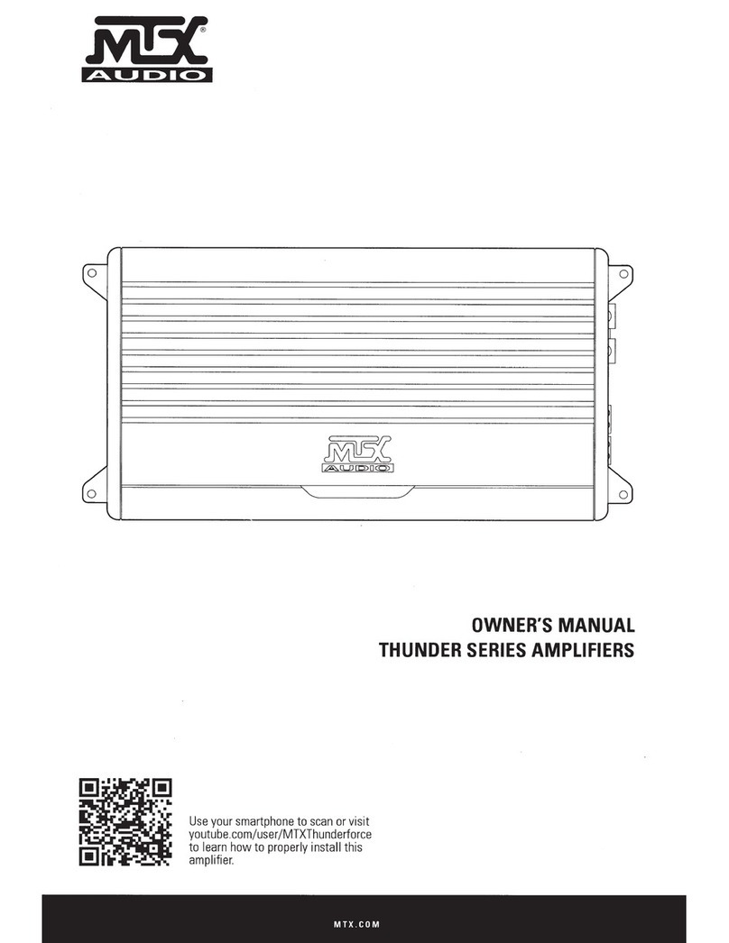 MTX THUNDERl 000.1 User manual
