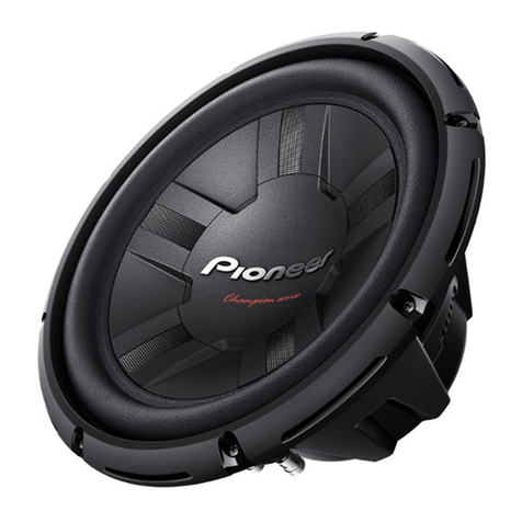 Pioneer TS-W311D4 instruction manual