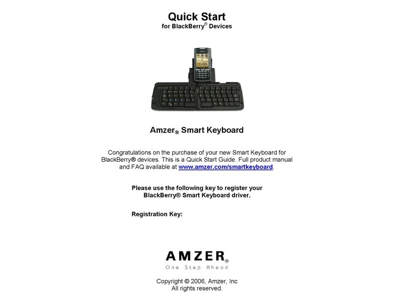 Amzer Amzer Smart Keyboard quick start