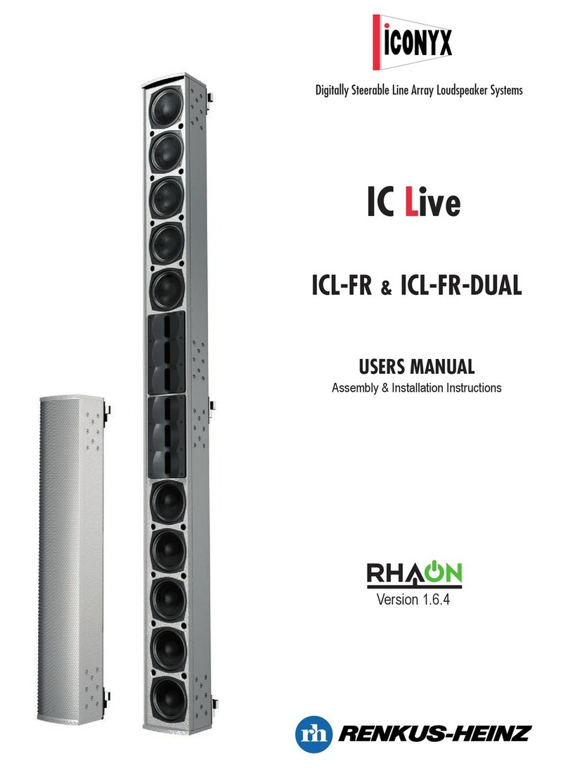 iConyx Iconyx IC Live ICL-FR User manual