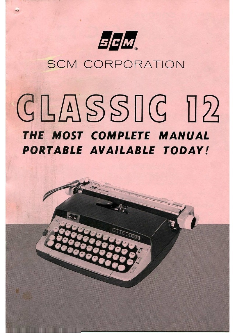SCM Classic 12q user manual