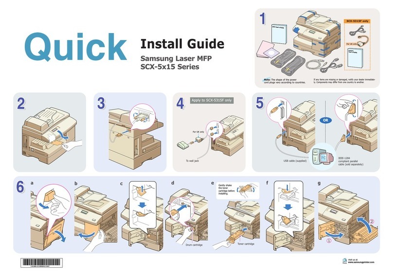 Samsung SCX-5x15 Series User manual