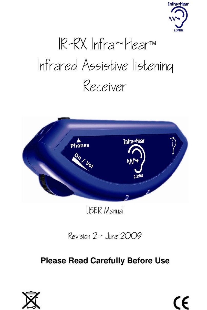 Infra-Hear IR-RX user manual