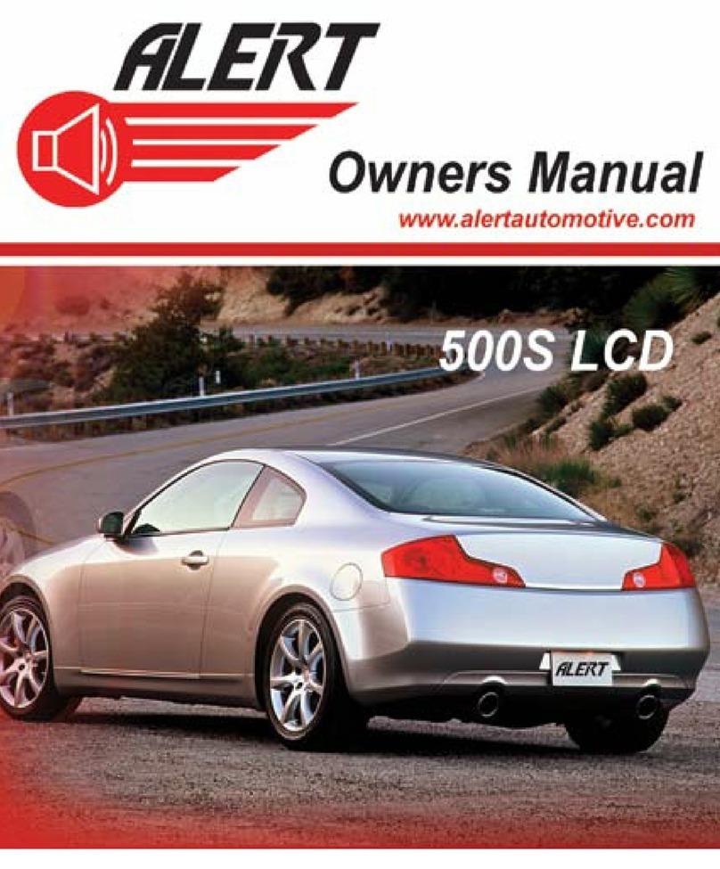 Alert 500S LCD owner's manual
