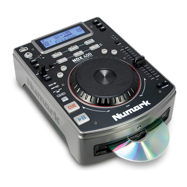 Numark NDX 400 User manual