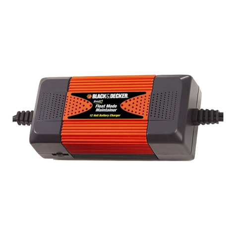 Black & Decker 2 AMP CHARGE RATE AUTOMATIC BATTERY... instruction manual