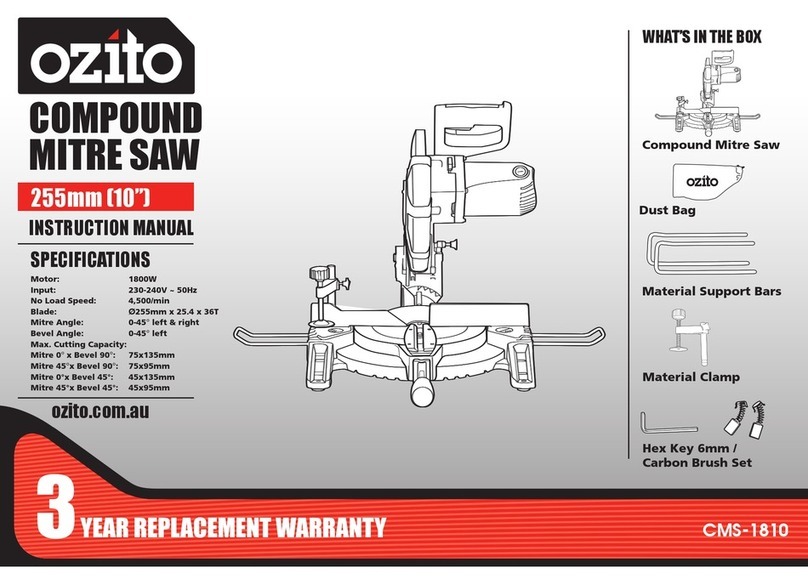 Ozito CMS-1810 instruction manual