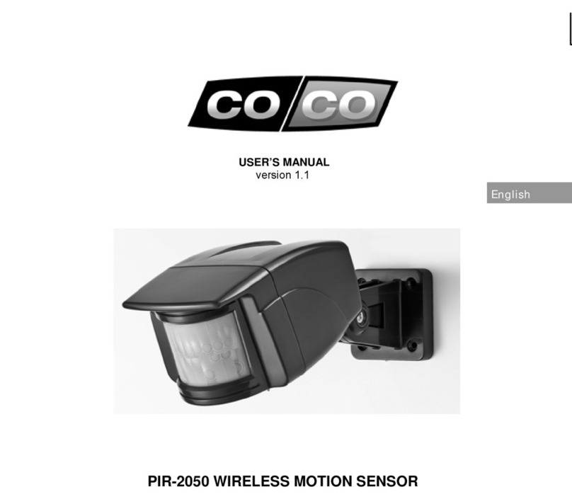 CoCo PIR-2050 user manual