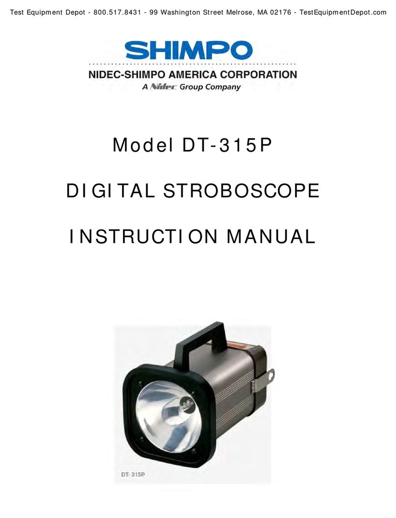 Shimpo DT-315P User manual