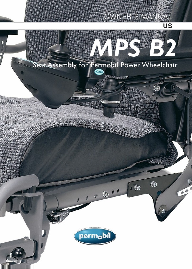 Permobil MPS B2 User manual Permobil MPS B2 User manual