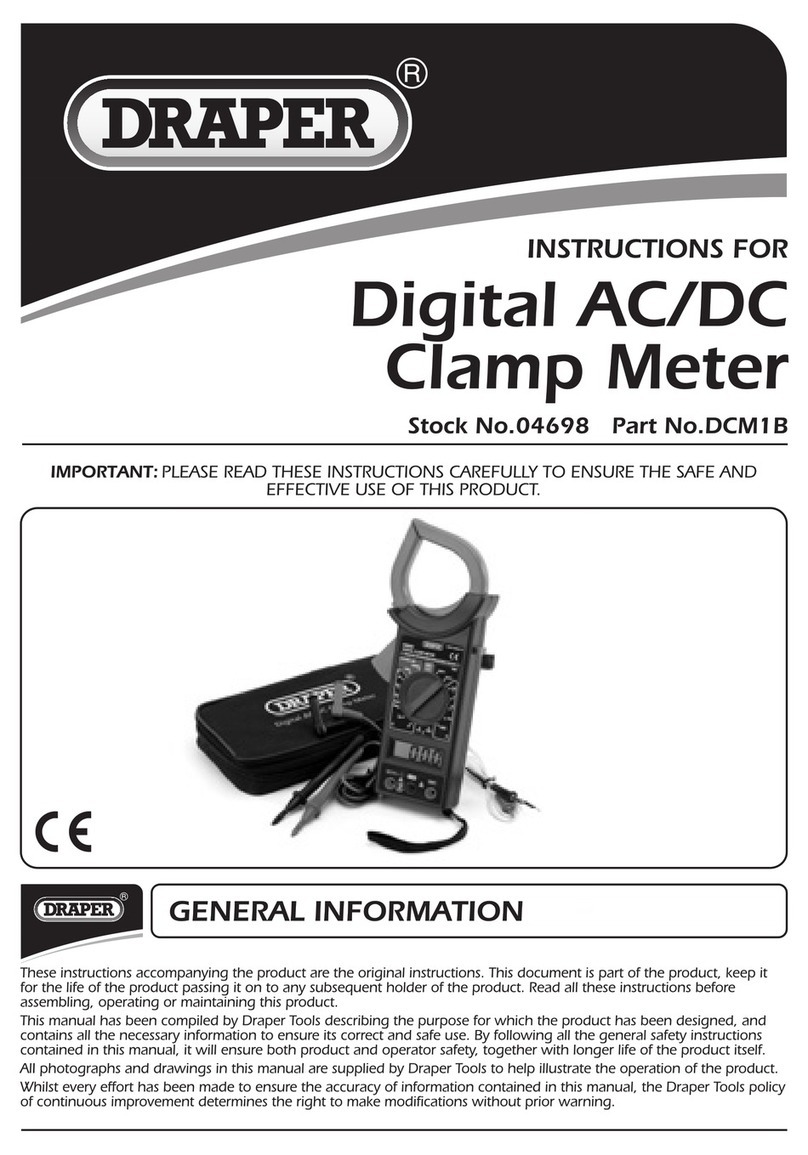 Draper DCM1B User manual Draper DCM1B User manual