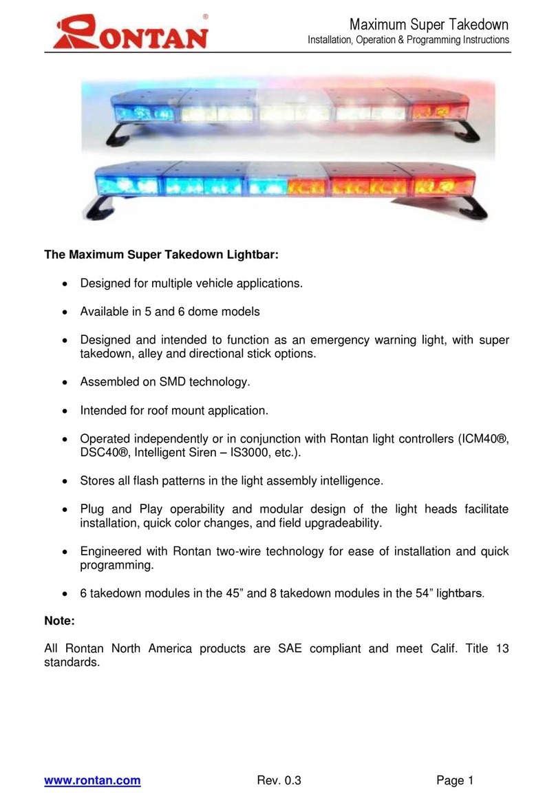 Rontan Maximum Super Takedown Installation & operating instructions
