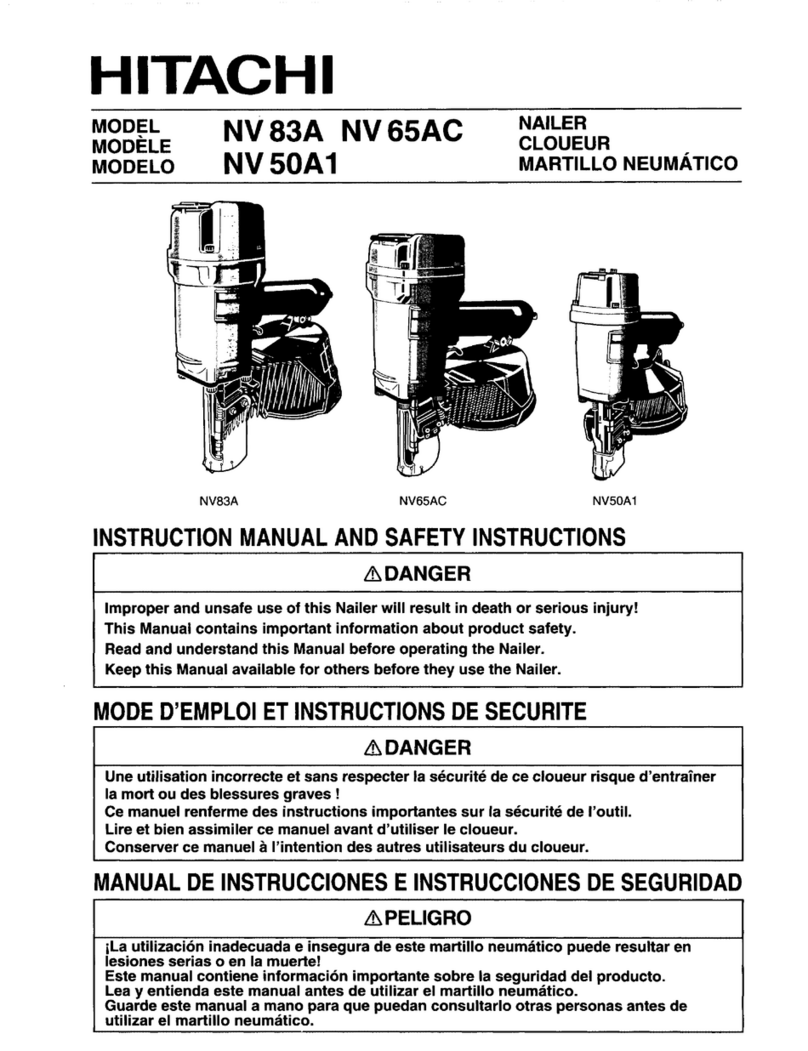 Hitachi NV 50A1 Operator's manual