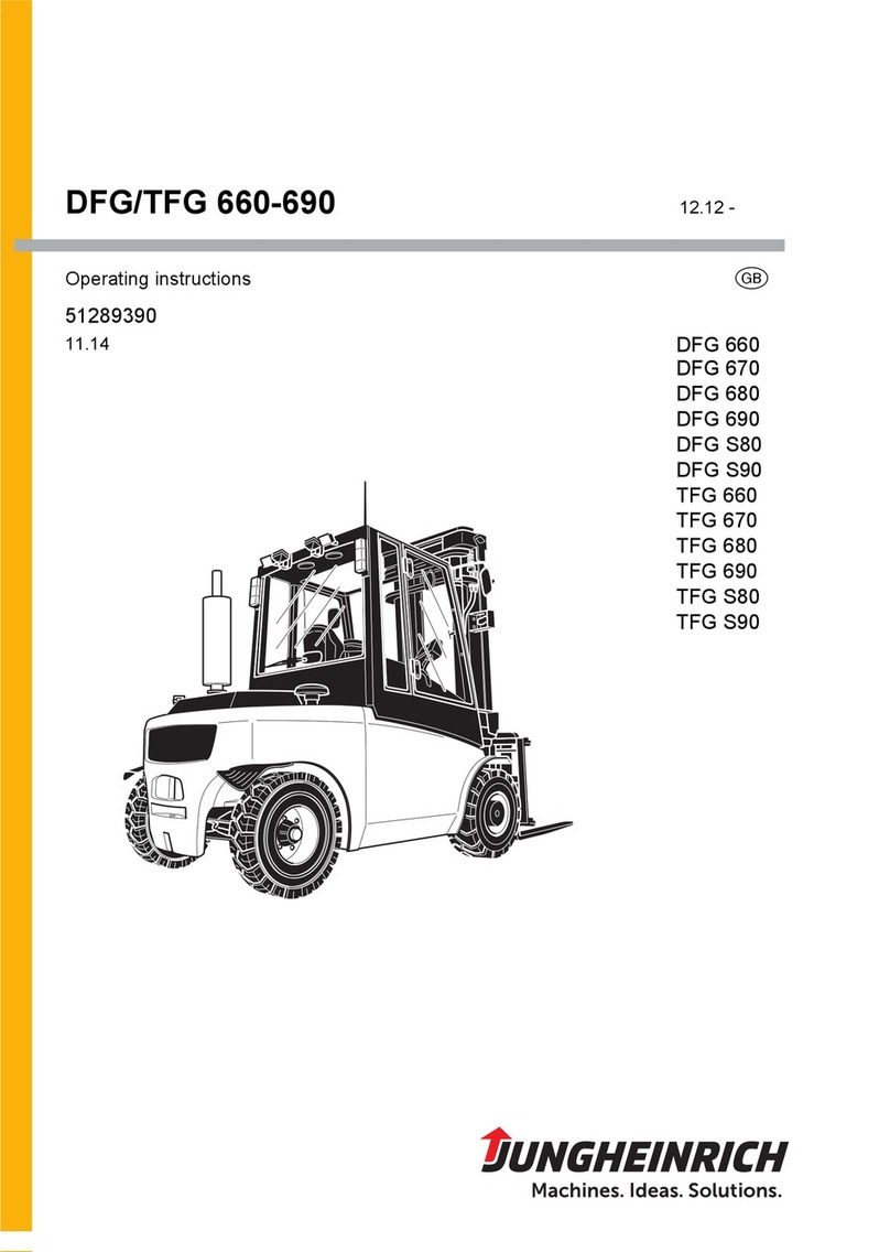 Jungheinrich TFG 660 operating instructions