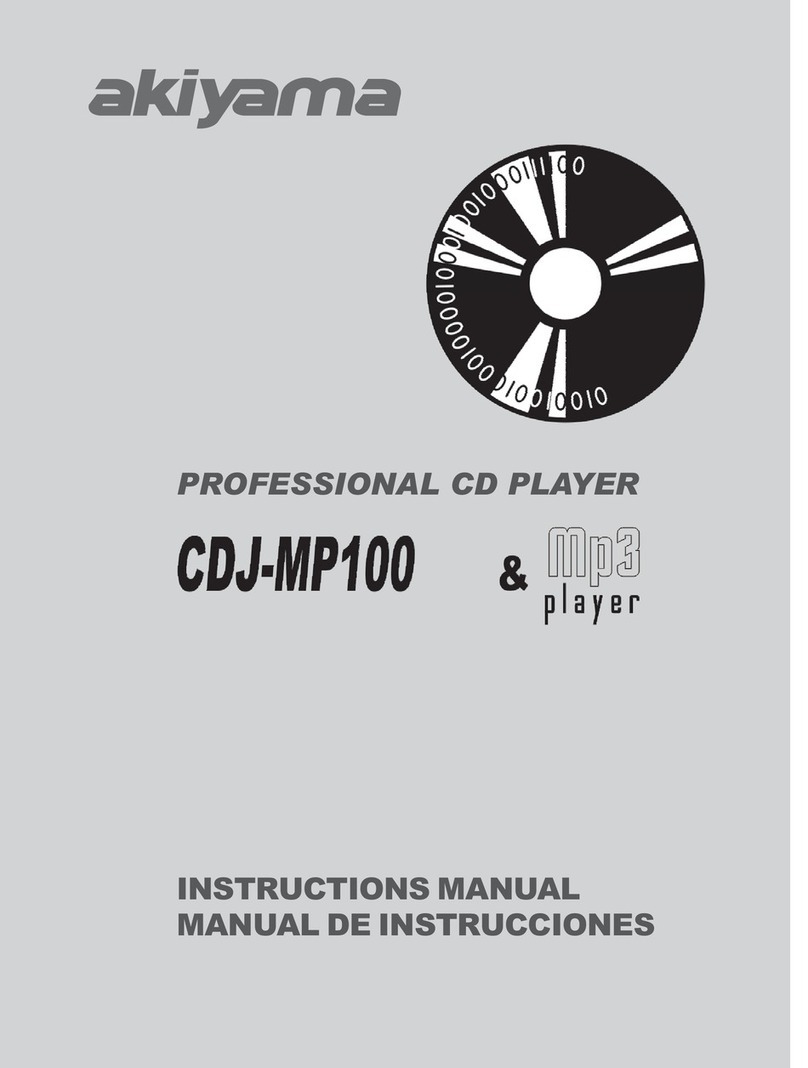 Akiyama CDJ-MP100 User manual