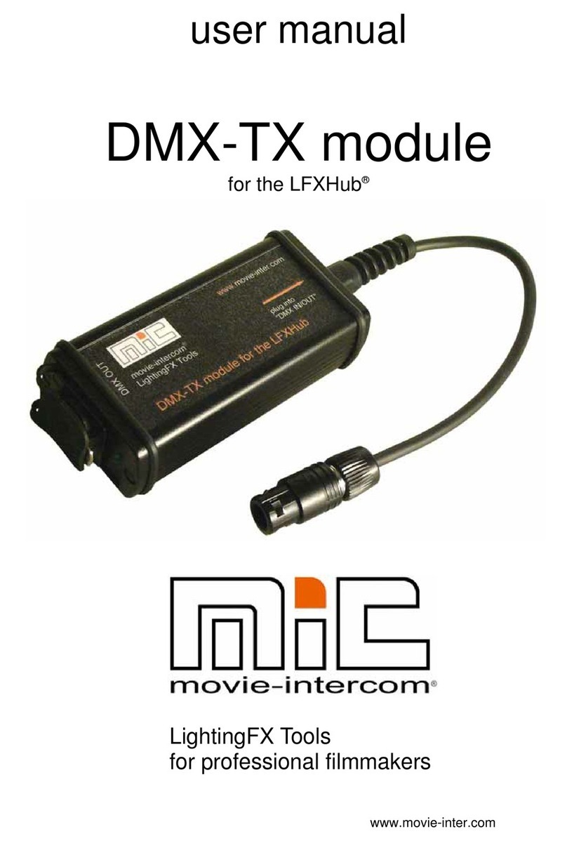 movie-intercom DMX-TX user manual