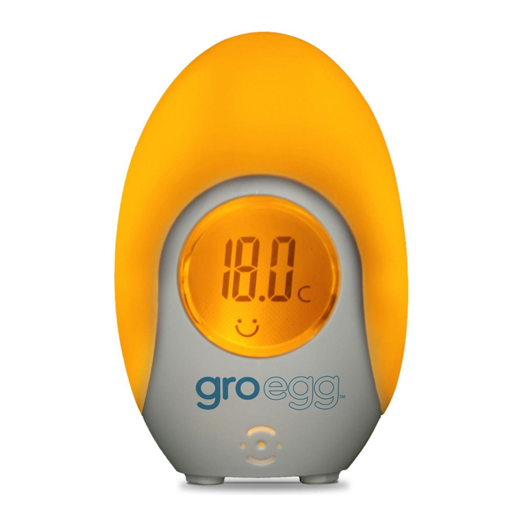Gro Egg Instruction manual and safe sleep guidelines