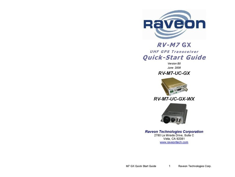 Raveon RV-M7-UC-GX quick start guide