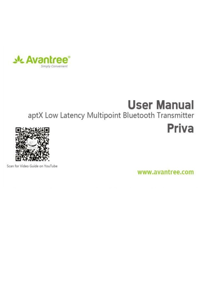Avantree Priva User manual Avantree Priva User manual
