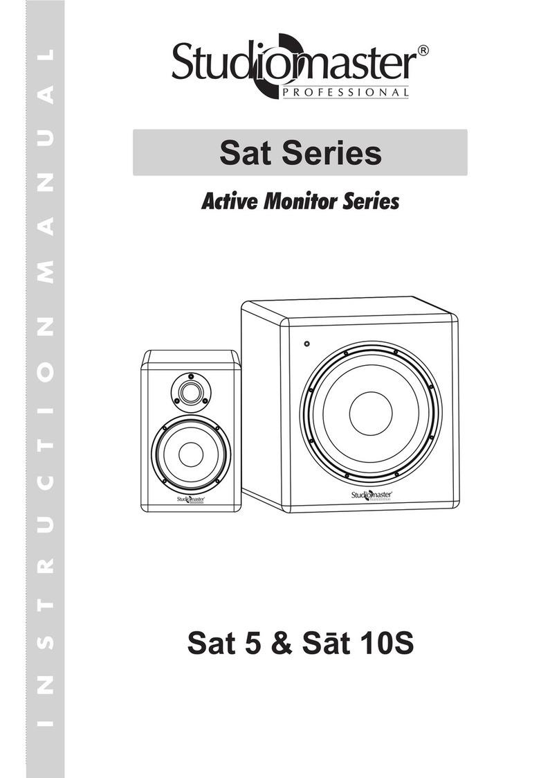 Studiomaster Sat 5 User manual