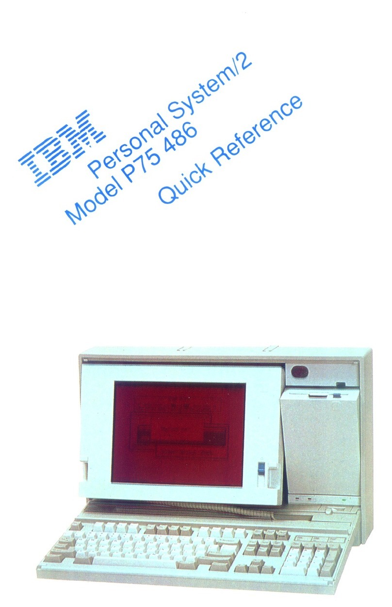 IBM P 75 486 quick reference
