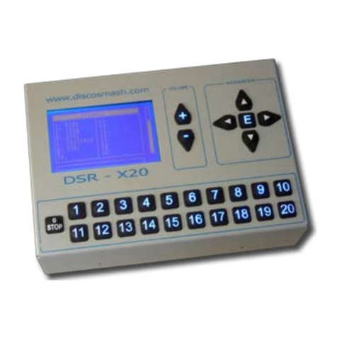 DiscoSmash DSR-X20 User manual