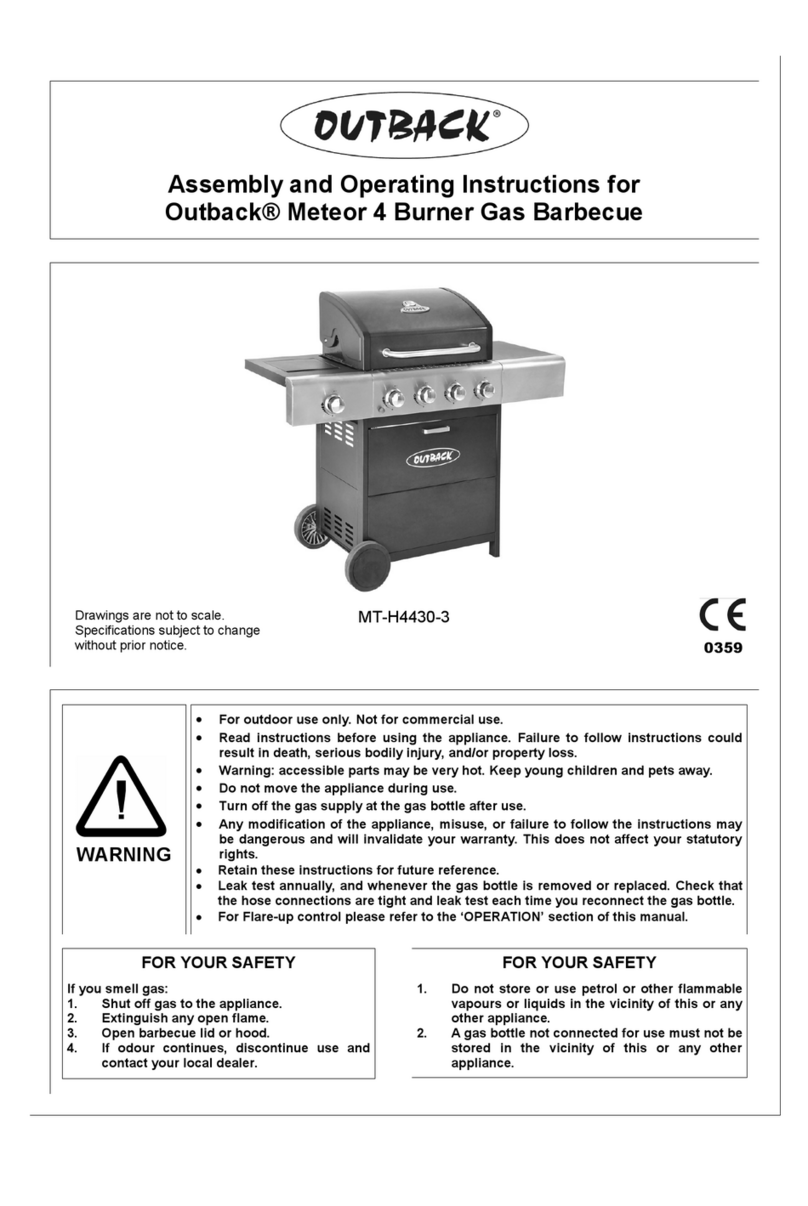 Outback Meteor MT-H4430-3 User manual
