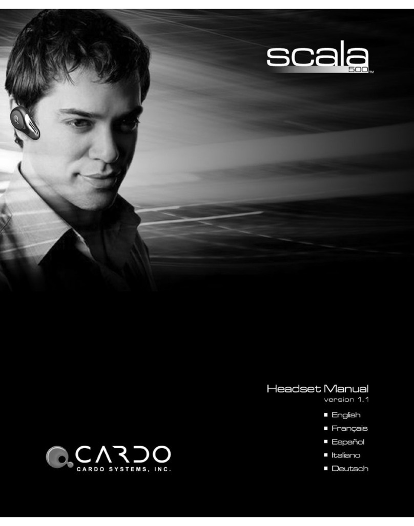 Cardo Systems Scala-500 Combo manual