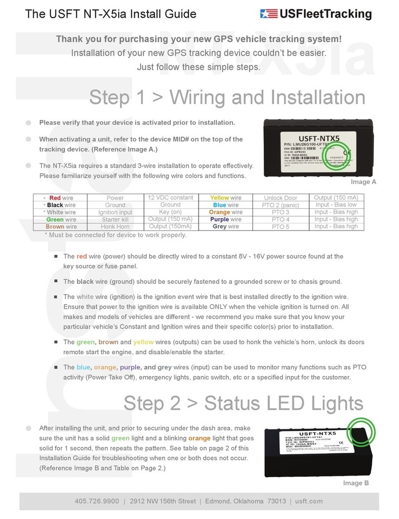 US Fleet Tracking USFT NT-X5ia install guide
