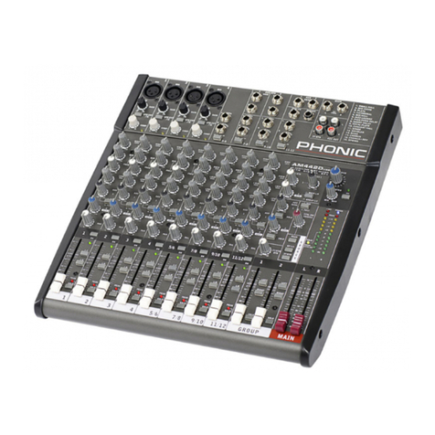 Phonic AM442D user manual