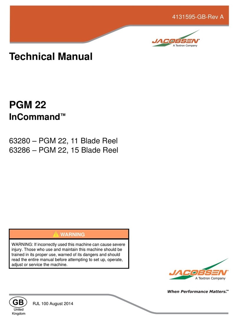 Jacobsen 63280 PGM 22 User manual
