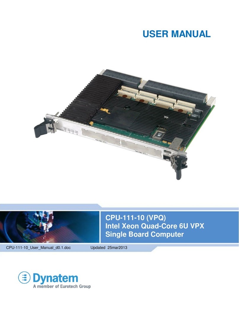 Dynatem CPU-111-10 user manual